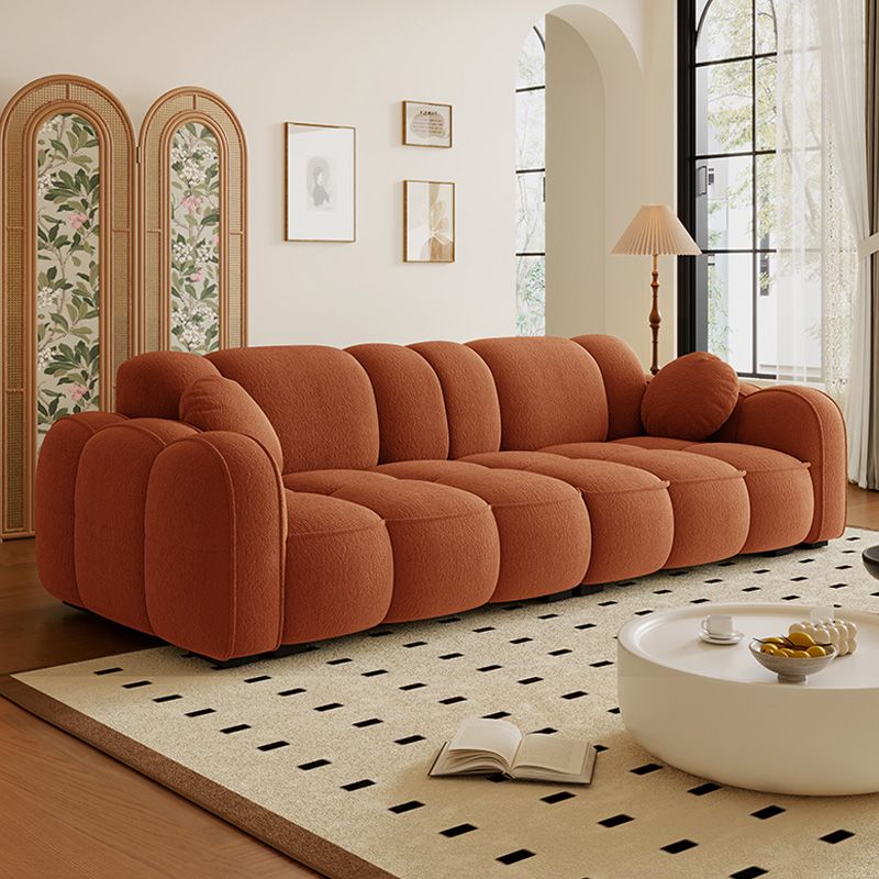 Drawing Room Standard Sofa in Midnight Black/Light Gray/Light Brown with Armrest