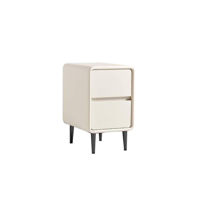 Casual Composite Wood Drawer Storage Nightstand