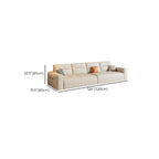 Fade-proofed Standard/Single Sofa in Off-White for Drawing Room with Armrest and 3/1 Pillow