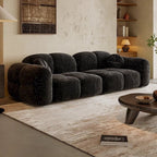 Versatile Black/Light Gray/Sage Standard Sofa/Loveseat with Arm and Concealed Support
