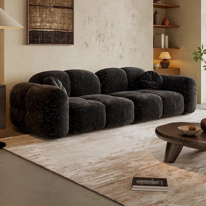 Versatile Black/Light Gray/Sage Standard Sofa/Loveseat with Arm and Concealed Support