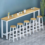 Modern Home Bar Set with No Distressing, Non-Swivel, and Limited Warranty