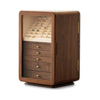 GZJSLOVE Rotating Five-Drawer Jewelry Cabinet with Mirror - product on pure white background
