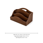 Large Wilhelm organizer dimensions: 35 x 15 x 13.8 cm / 13.8 x 5.9 x 5.4 in
