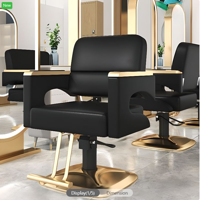 Ergonomic L-Shape Solid Color Styling Chair with Stainless Alloy Frame, Footrest, and Adjustable Features