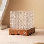 Oakley Rosewood Glass Makeup Brush Storage Box product view 7
