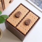 Top view of Oudine biscuit-shaped drawers