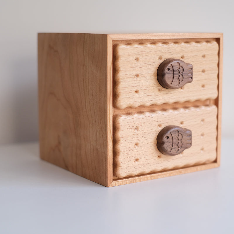 Cherry Oudine two-drawer cabinet