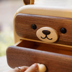 Little Bear Double Drawer Wooden Desk Storage Cabinet product view 7