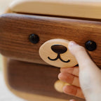 Little Bear Double Drawer Wooden Desk Storage Cabinet product view 8
