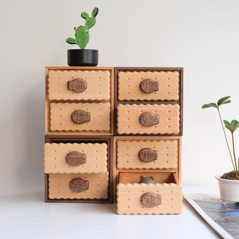 Stacked Oudine trinket cabinets