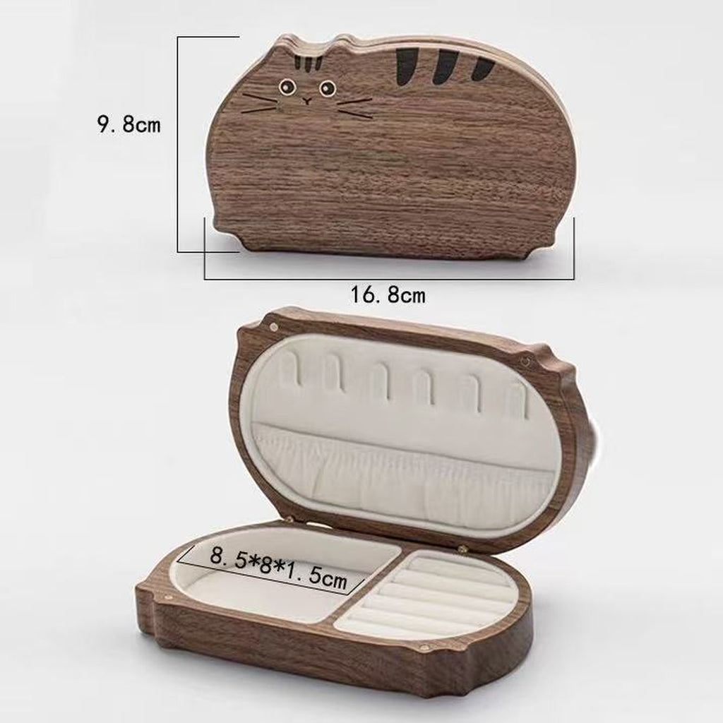 Rebecca Solid Wood Jewelry Box
