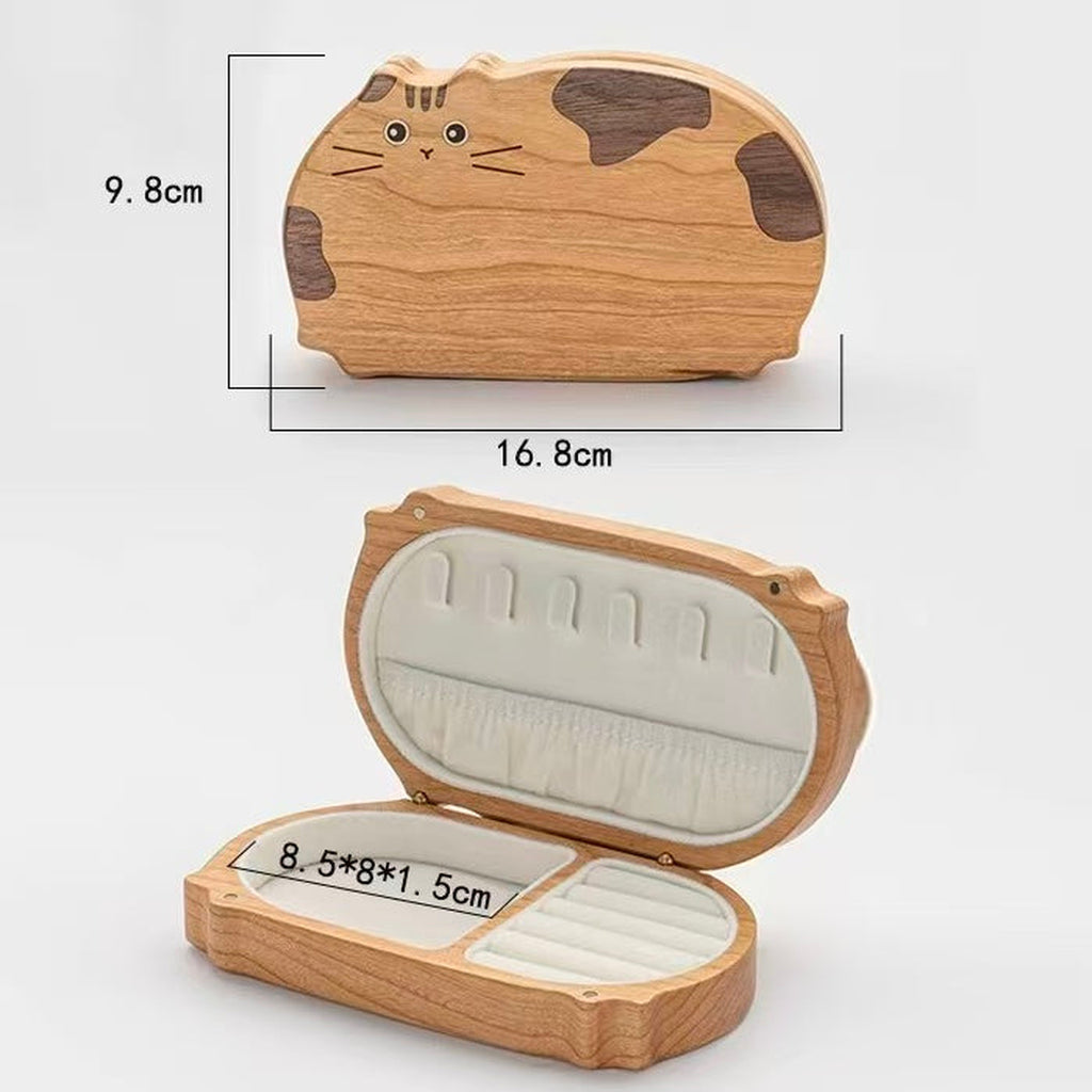 Rebecca Solid Wood Jewelry Box