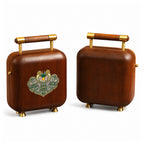Rosalie Wooden Jewelry Box with Handle