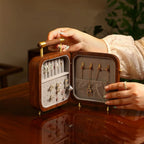 Rosalie Wooden Jewelry Box with Handle