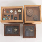 Naomi Solid Wood Jewelry Box with Glass Lid
