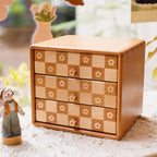 Dahlia Solid Wood 3-Drawer Storage Cabinet