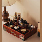 Marielle Rosewood Makeup & Remote Control Organizer