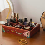 Marielle Rosewood Makeup & Remote Control Organizer