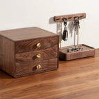 Lila 3-Drawer Wooden Tabletop Organizer