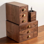 Lila 3-Drawer Wooden Tabletop Organizer
