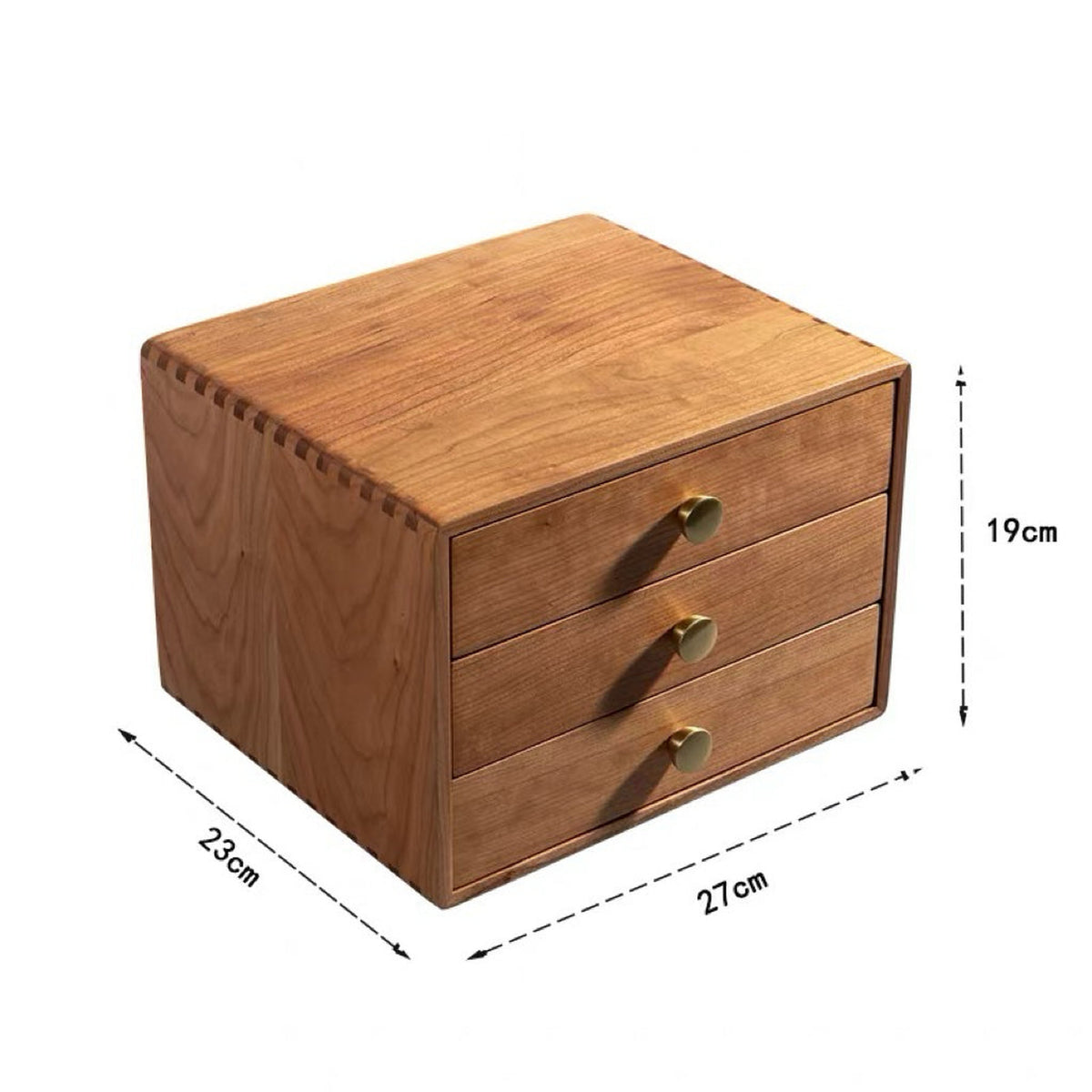 Lila 3-Drawer Wooden Tabletop Organizer
