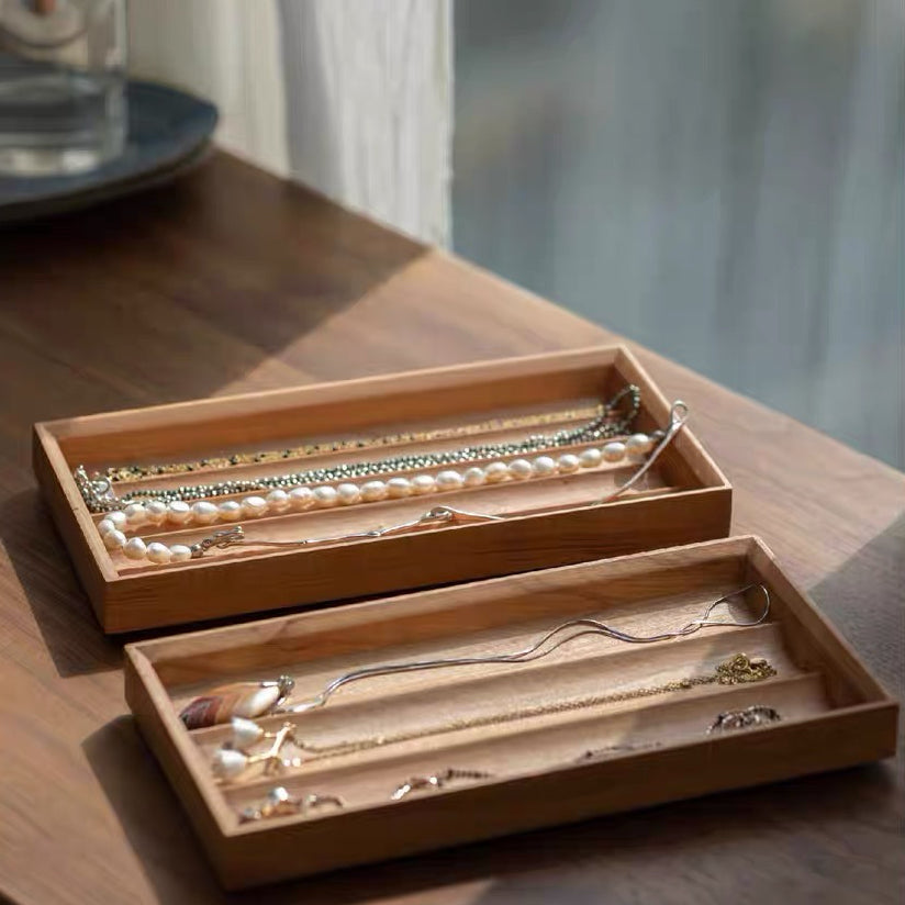 GZJSLOVE Alina Modular Solid Wood Jewelry Organizer Set